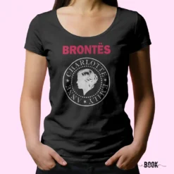 Alternative view of Book and Roll - The Brontes logo